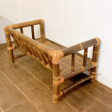 品番0125　バンブーベンチ 　バンブーソファ　2人掛け　竹製　ウッドチェア　椅子　アンティーク　ヴィンテージ　千葉店