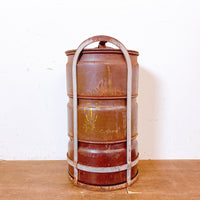 品番0181-2　ストレージボックス　ドラム缶　インダストリアル　ペール缶　ディスプレイ　ヴィンテージ　金沢店