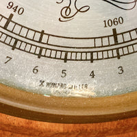 品番3458　気象計　ハワードミラー　湿温度計　気圧計　壁掛け　インテリア　レトロ　ヴィンテージ　千葉店