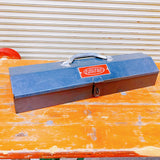 品番0705　ツールボックス　TRU-TEST　メタルボックス　工具箱　グレー　収納　ツールケース　ヴィンテージ　千葉店