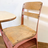 品番3588-1　スクールデスク＆チェア　アメリカンシーティング　Envoy　50's　椅子　机　一体型　アンティーク