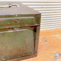 品番0668　ツールボックス　CORBIN　メタルボックス　工具箱　グリーン　収納　ツールケース　ヴィンテージ　金沢店