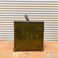 品番0682　ツールボックス　メタルボックス　工具箱　グリーン　収納　ツールケース　ヴィンテージ　金沢店