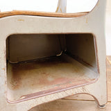 品番3588-3　スクールデスク＆チェア　キッズ用　ミッドセンチュリー　椅子　机　一体型　アンティーク　金沢店