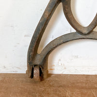 品番1577-1　デコール　SINGER　ミシンテーブルパーツ　鉄脚　装飾　レトロ　インテリア　ヴィンテージ　金沢店