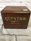 品番4477　QUESTION BOX　木箱　投票箱　ヴィンテージ　千葉店