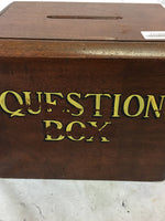品番4477　QUESTION BOX　木箱　投票箱　ヴィンテージ　千葉店