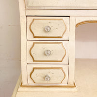 品番1384　チャイナキャビネット　Thomasville　食器棚　カップボード　飾り棚　ホワイト　収納　アンティーク　家具　ヴィンテージ