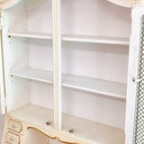品番1384　チャイナキャビネット　Thomasville　食器棚　カップボード　飾り棚　ホワイト　収納　アンティーク　家具　ヴィンテージ　金沢店