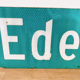 品番0032-8　ストリートサイン　ハワイ　Edena St　エデナストリート　両面　ロードサイン　看板　標識　ヴィンテージ　金沢店
