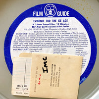 品番0226　16mm映写フィルム-22　EVIDENCE FOR THE ICE AGE　視聴覚教材　フィルム缶付　レトロ　ディスプレイ　ヴィンテージ　金沢店