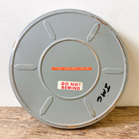 品番0233　16mm映写フィルム-23　THE GRASSLANDS　視聴覚教材　フィルム缶付　レトロ　ディスプレイ　ヴィンテージ