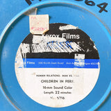 品番0363　16mm映写フィルム-36　CHILDREN IN PERIL　教育映画　フィルム缶付　レトロ　ディスプレイ　ヴィンテージ　金沢店