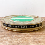 品番0587-1　16mm映写フィルム　ディズニー　YOU AND YOUR EARS　フィルム缶付　レトロ　ディスプレイ　ヴィンテージ　金沢店