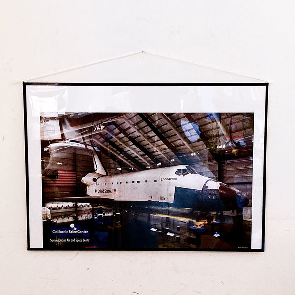 品番0549　限定 ポスター　スペースシャトル・エンデバー　アメリカ　NASA　額装　インテリア　ヴィンテージ