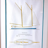 品番1231　アート　MACKINAC　マキナック　1974年　五大湖シリーズ　帆船　ヴィンテージ　金沢店