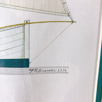 品番1231　アート　MACKINAC　マキナック　1974年　五大湖シリーズ　帆船　ヴィンテージ　金沢店