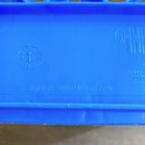 品番3232-2　ミルククレート　Pace　プラスチックコンテナ　プラスチックケース　ブルー　コンテナボックス　ヴィンテージ　金沢店