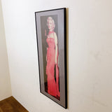 品番2765　ポスター　マリリンモンロー　レッドドレス 　全身　額装　アート　インテリア　ディスプレイ　ヴィンテージ　金沢店