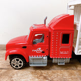 品番5900　トラック　キャリアカー　積載車　ミニカー　樹脂製　ヴィンテージ　アメリカン雑貨