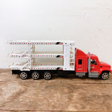 品番5900　トラック　キャリアカー　積載車　ミニカー　樹脂製　ヴィンテージ　アメリカン雑貨　金沢店