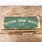 品番1867　NITTAN SODA BULBS　ニッタンソーダバルブ　日本炭酸瓦斯　ソーダカートリッジ　10本　レトロ　ディスプレイ　ヴィンテージ