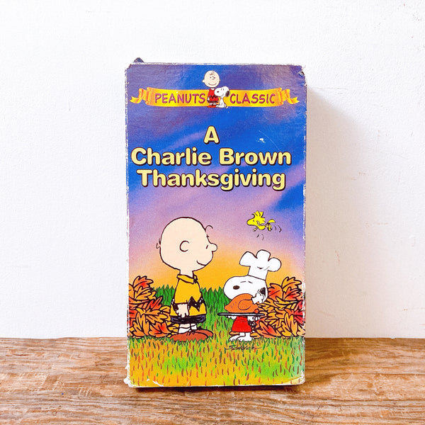 品番0504-2　VHSビデオ　A Charlie Brown Thanksgiving　ピーナッツ　スヌーピー　チャーリーブラウン　ヴィンテージ