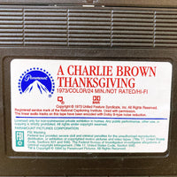 品番0504-2　VHSビデオ　A Charlie Brown Thanksgiving　ピーナッツ　スヌーピー　チャーリーブラウン　ヴィンテージ　金沢店