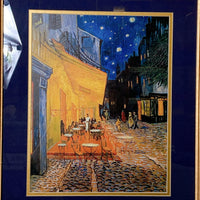 品番1797　アート　Cafe Terrace at Night 　夜のカフェテラス　ゴッホ　ウォールアート　額装　ヴィンテージ　金沢店
