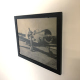 品番0159　ミリタリー ポスター 『戦闘機とパイロット』 ヴィンテージ