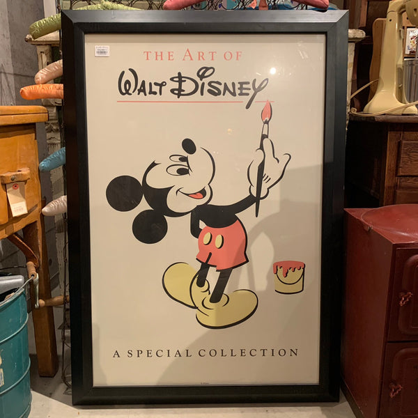 品番1568　Disney　Mickey Mouse　ミッキーマウス　アート　ポスター 額　千葉店