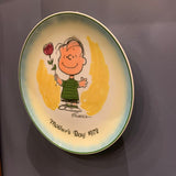 品番1346　1972s　THE PEANUT FAMILY COLLECTPR SERIES　チャーリーブラウン　飾り皿　ヴィンテージ　011