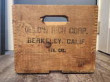品番0011　ウッドボックス　木箱　BERKELEY CALIF.　千葉店