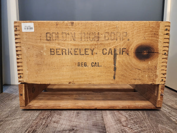 品番0011　ウッドボックス　木箱　BERKELEY CALIF.　011