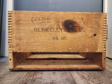 品番0011　ウッドボックス　木箱　BERKELEY CALIF.　千葉店