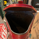 品番0128　トラッシュ缶　ダストボックス　蓋付き　ペダル式　ゴミ箱　レッド SERVICE ヴィンテージ　千葉店