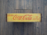 品番1348　ボトルクレート　イエロー　Coca-Cola　コカ・コーラ　ボトルケース　ウッドコンテナ　ヴィンテージ　011
