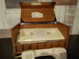 品番0198　電話機　1970年代　収納式　ディスプレイ　ヴィンテージ　千葉店