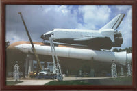 品番2154　ポスター　スペースシャトル・エンデバー　アメリカ　NASA　額装　ヴィンテージ　金沢店