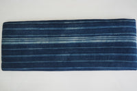 品番ＵＡＩ２−１２６　　2drawer ottoman[narrow/African indigo batik tribal]　