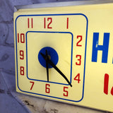 品番4950　HERSHEY'S　クロックライト　50's　壁掛け　時計　ネオンサイン　ヴィンテージ　金沢店