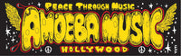 品番0280　新品　Amoeba Music アメーバミュージック 『HOLLYWOOD ハリウッド』 バンパーステッカー　シール　金沢店