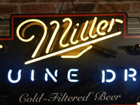 品番0972　ネオンサイン　『Miller GENUINE DRAFT』　Neon sign　ネオン管　アメリカン雑貨　011