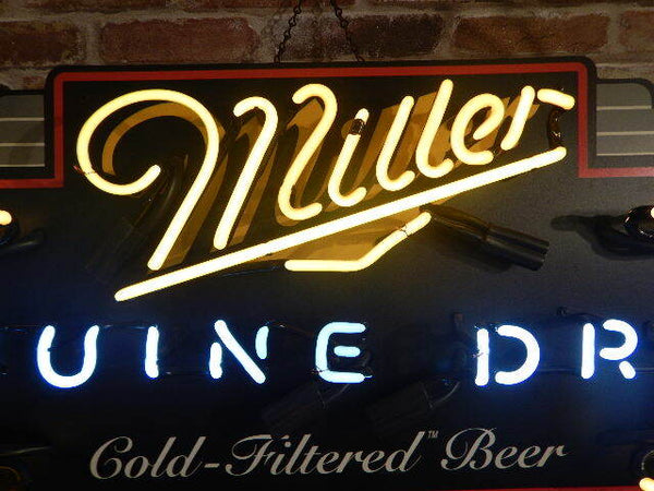 品番0972 ネオンサイン 『Miller GENUINE DRAFT』 Neon sign ネオン管 