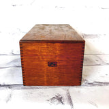 品番2024　ウッドファイルボックス　ファイリングケース　木箱　ヴィンテージ　金沢店