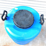 品番4226　ウォータータンク　LOS ANCELES　Water Tank　ドラム　80L　ブルー　取っ手付　ヴィンテージ　金沢店