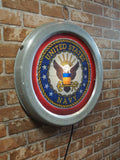 品番0565　ネオンサイン　UNITED STATES NAVY　アメリカ海軍　看板　エンブレム　USN　011