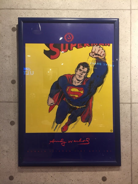 品番0770　ポスター　スーパーマン　SUPERMAN　アンディーウォーホル　ウォールアート　インテリア　ヴィンテージ　千葉店