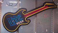 品番0795　ネオンサイン　ギター　『Lite BEER』　Neon wall Decoration　ネオン管　アメリカン雑貨　金沢店
