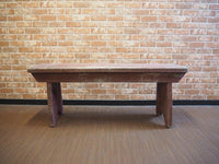 品番0157　ウッドベンチ　Wood Bench　木製　長椅子　アンティーク　ヴィンテージ　金沢店
